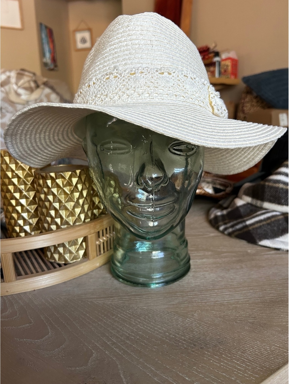 Olive and Pique Fedora sun hat 100% Paper
